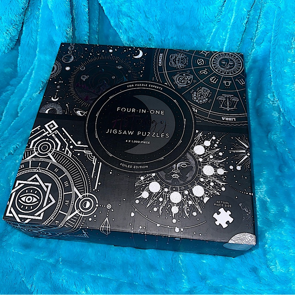 ɴᴡᴛ 4-in-1 Foiled Astrology Jigsaw Puzzles 🧩
